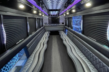 Rochester Party Bus Interior