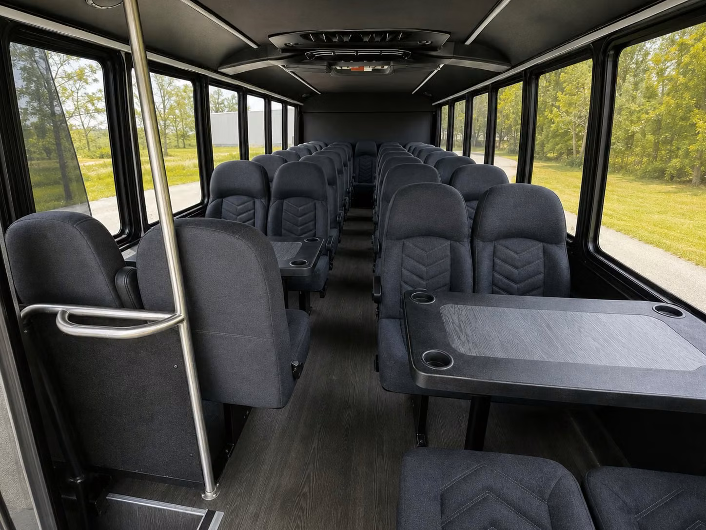 20 passenger minibus inside