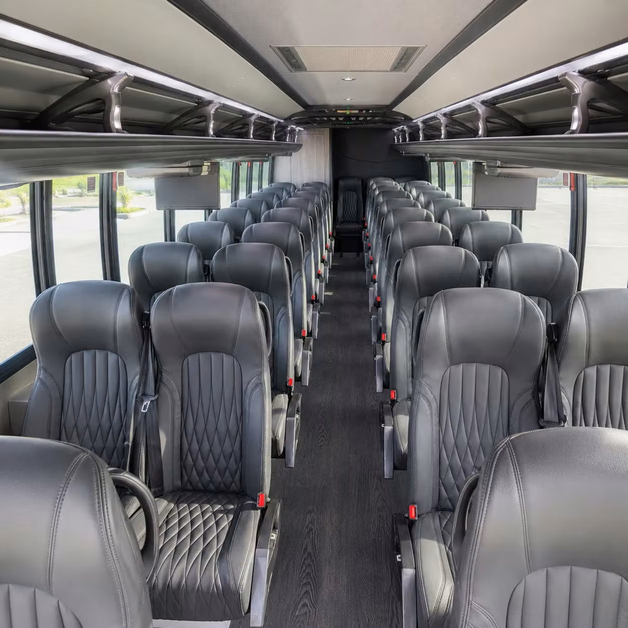 25 passenger minibus inside
