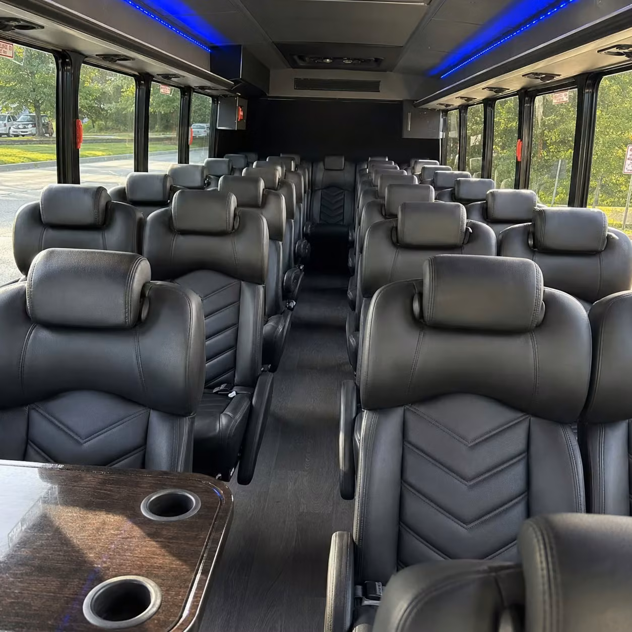 30 passenger minibus inside