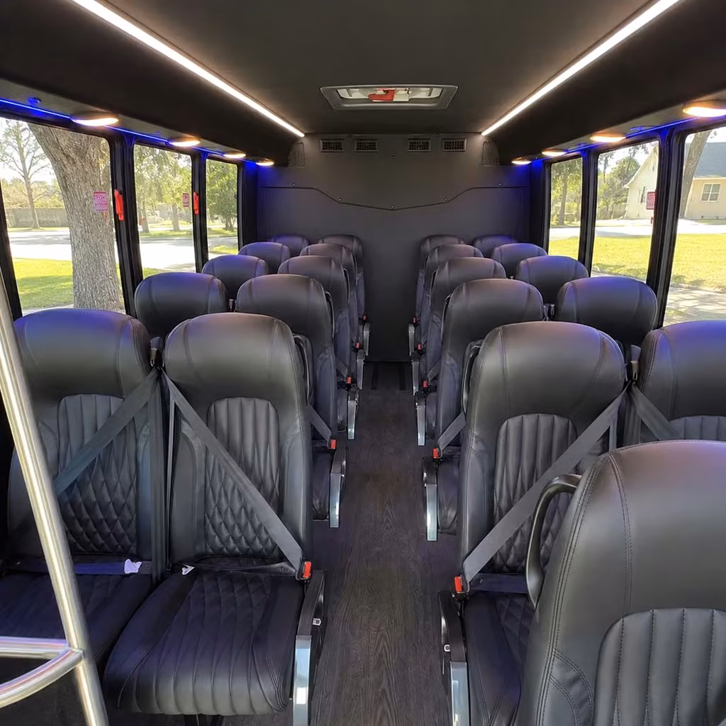 35 passenger minibus inside